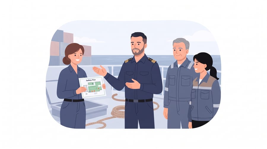 What happens inside the course: ISM and ISPS on board and ashore